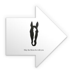 Sticker arrow