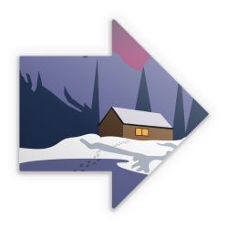 Sticker Pfeil Einzelsticker