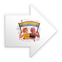 Sticker Pfeil Einzelsticker