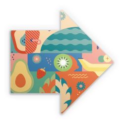 Sticker arrow