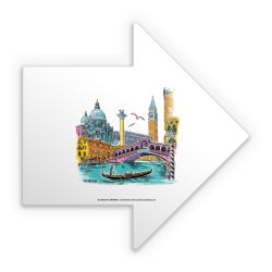 Sticker arrow