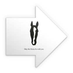 Sticker arrow