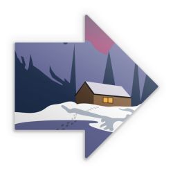 Sticker Pfeil Einzelsticker