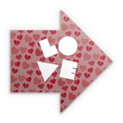 Sticker arrow