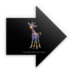 Sticker arrow