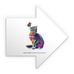 Sticker arrow