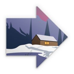 Sticker Pfeil Einzelsticker