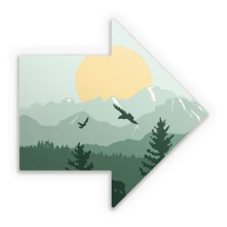 Sticker Pfeil Einzelsticker