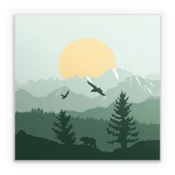 Sticker Quadrat Einzelsticker