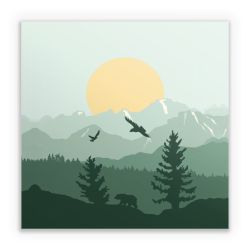 Sticker Quadrat Einzelsticker