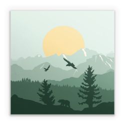 Sticker Quadrat Einzelsticker