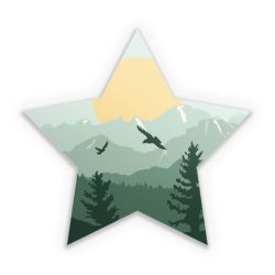 Sticker Stern Einzelsticker