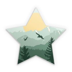 Sticker Stern Einzelsticker