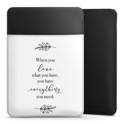 Tablet Sleeve schwarz