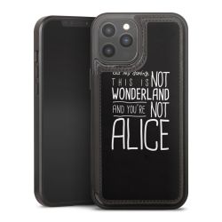 Snap Wallet Case schwarz