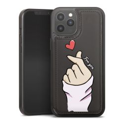 Snap Wallet Case schwarz