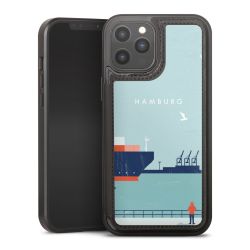 Snap Wallet Case schwarz