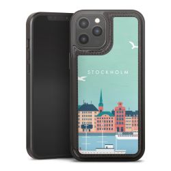 Snap Wallet Case schwarz