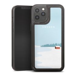 Snap Wallet Case schwarz