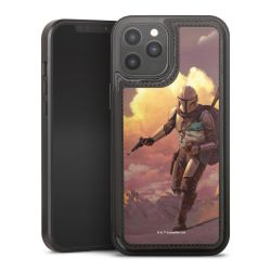 Der Mandalorianer und Grogu Sonnenguntergang Wolken