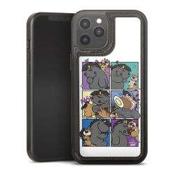 Snap Wallet Case schwarz