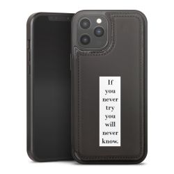 Snap Wallet Case schwarz