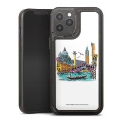 Snap Wallet Case schwarz