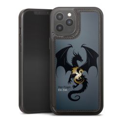 Snap Wallet Case schwarz