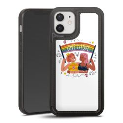 Snap Wallet Case schwarz