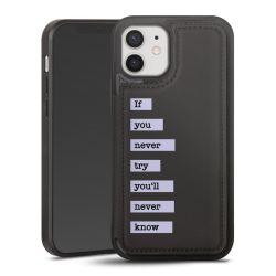 Snap Wallet Case schwarz