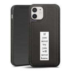 Snap Wallet Case schwarz