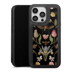 Wildblumen und Biene Schwarz