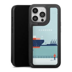 Snap Wallet Case schwarz