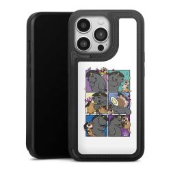 Snap Wallet Case schwarz