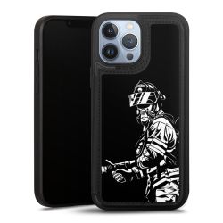 Snap Wallet Case schwarz