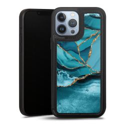 Eisblaue Marmor Landschaft