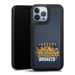 Snap Wallet Case schwarz