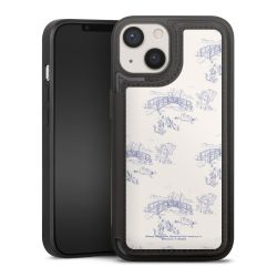 Snap Wallet Case schwarz