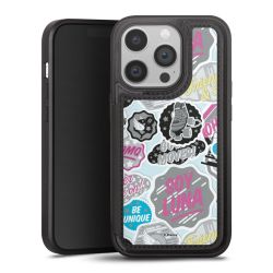 Snap Wallet Case schwarz