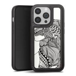 Snap Wallet Case schwarz