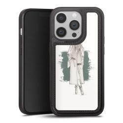 Snap Wallet Case schwarz