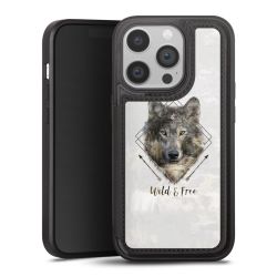 Snap Wallet Case schwarz