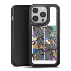 Snap Wallet Case schwarz