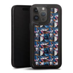 Snap Wallet Case schwarz