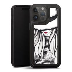 Snap Wallet Case schwarz