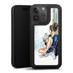 Snap Wallet Case schwarz