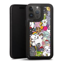 Snap Wallet Case schwarz