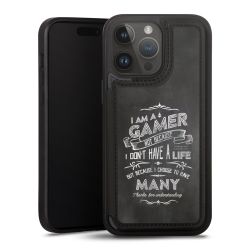 Snap Wallet Case schwarz