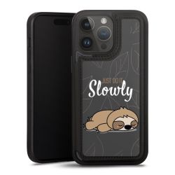 Just Do It Slowly Sloth Grey