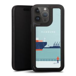 Snap Wallet Case schwarz